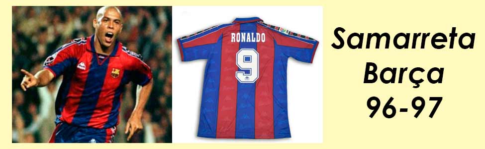 Samarreta FC Barcelona 1996 1997