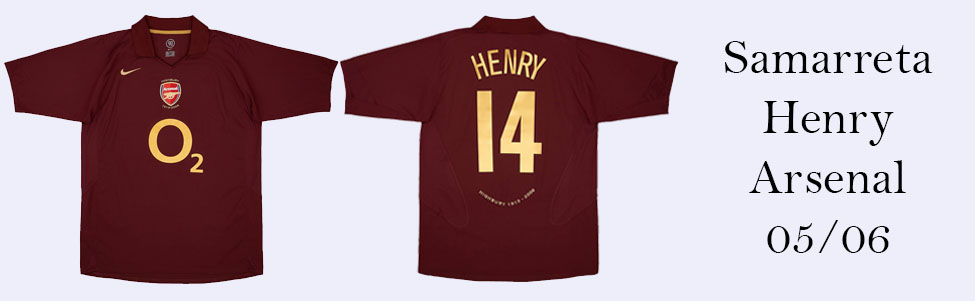 Samarreta Henry Arsenal 05-06 Classic Football Shirts